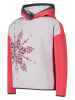 CMP Fleece hoodie rood/grijs