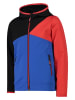 CMP Fleece vest blauw/zwart/rood