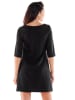 Awama Kleid in Schwarz
