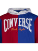 Converse Hoodie blauw/rood/wit