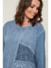 Curvy Lady Longsleeve in Blau