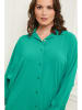 Curvy Lady Koszula w kolorze zielonym
