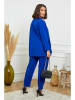 Curvy Lady 2tlg. Outfit in Blau