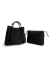 Lucky Bees Henkeltasche in Schwarz - (B)34 x (H)33 x (T)16 cm