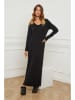 Joséfine Strickkleid "Abalone" in Schwarz