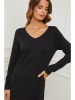 Joséfine Strickkleid "Abalone" in Schwarz