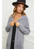 Joséfine Longcardigan "Acor" in Grau