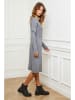Joséfine Strickkleid "Garcy" in Grau