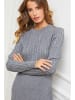 Joséfine Strickkleid "Garcy" in Grau