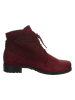 Think! Leder-Ankle-Boots "Denk!" in Bordeaux