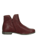 Think! Leder-Ankle-Boots "Agrat" in Bordeaux