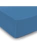 Cacharel textiles Satin-Spannbettlaken "Uni" in Blau