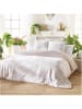 Cacharel textiles Satijnen beddengoedset "Lace" taupe