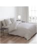 Cacharel Satin-Bettwäsche-Set "Uni" in Taupe