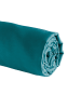 Cacharel textiles Satin-Spannbettlaken "Uni" in Petrol