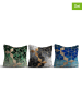 Evila 3-delige set: kussens meerkleurig - (L)43 x (B)43 cm