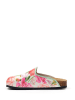 Calceo Clogs wit/meerkleurig