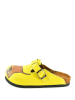 Calceo Chodaki w kolorze żółtym ze wzorem
