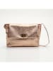 Abaco Leder-Umhängetasche "Ana" in Beige  - (B)26 x (H)18 x (T)7 cm