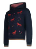 Salt and Pepper Hoodie donkerblauw