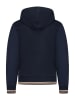 Salt and Pepper Hoodie donkerblauw