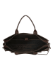 micmacbags Leder-Businesstasche in Dunkelbraun - (B)40 x (H)30 x (T)12 cm