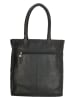 micmacbags Skórzana torebka w kolorze czarnym - 31,5 x 36 x 10 cm