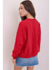 Chezalou Bluza w kolorze czerwonym