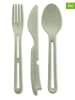 koziol 2er-Set: Besteckset "Klikk" in Grün - (L)22 cm