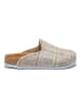 Comfortfusse Wollen pantoffels grijs/geel