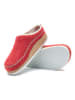 Comfortfusse Wollen pantoffels rood