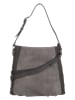 FREDs BRUDER Leren schoudertas "Quirly" taupe - (B)34 x (H)31 x (D)8 cm