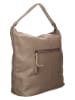 FREDs BRUDER Leder-Shopper "Fini" in Beige - (B)40 x (H)32 x (T)11 cm