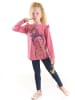 Denokids 2tlg. Outfit "Love Cats" in Pink/ Dunkelblau