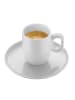 WMF 4tlg. Set: Espresso-Tassen in Weiß - 60 ml
