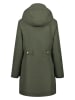 MGO leisure wear Parka "Suzan" olijfgroen