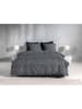 Zo!Home Flanellen beddengoedset "Blitz" zwart
