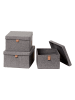 STORE IT 3er-Set: Ordnungsboxen in Grau