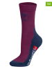 Trollkids 2er-Set: Trekkingsocken "Mid Cut Socks II" in Lila