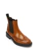 Frank Daniel Leren chelseaboots lichtbruin