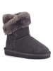 Gooce Leder-Winterboots "Florine" in Grau