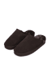 Gooce Schaffell-Hausschuhe "Emerald" in Dunkelbraun