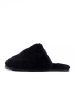 Gooce Wełniane kapcie "Furia" w kolorze czarnym