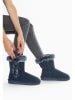 Gooce Leder-Winterstiefel "Alissa" in Dunkelblau