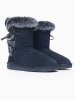 Gooce Leren winterlaarzen "Alissa" donkerblauw