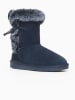 Gooce Leren winterlaarzen "Alissa" donkerblauw