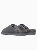 Gooce Pantoffels van schapenvacht "Emerald" grijs
