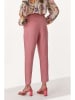 TATUUM Lniane spodnie w kolorze różowym