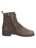 Think! Leren boots lichtbruin
