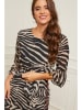 L'armoire de Suzette Kleid in Schwarz/ Beige